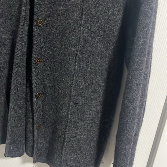 Wool gray jacket/cardigan size MP - Picture 2 of 6